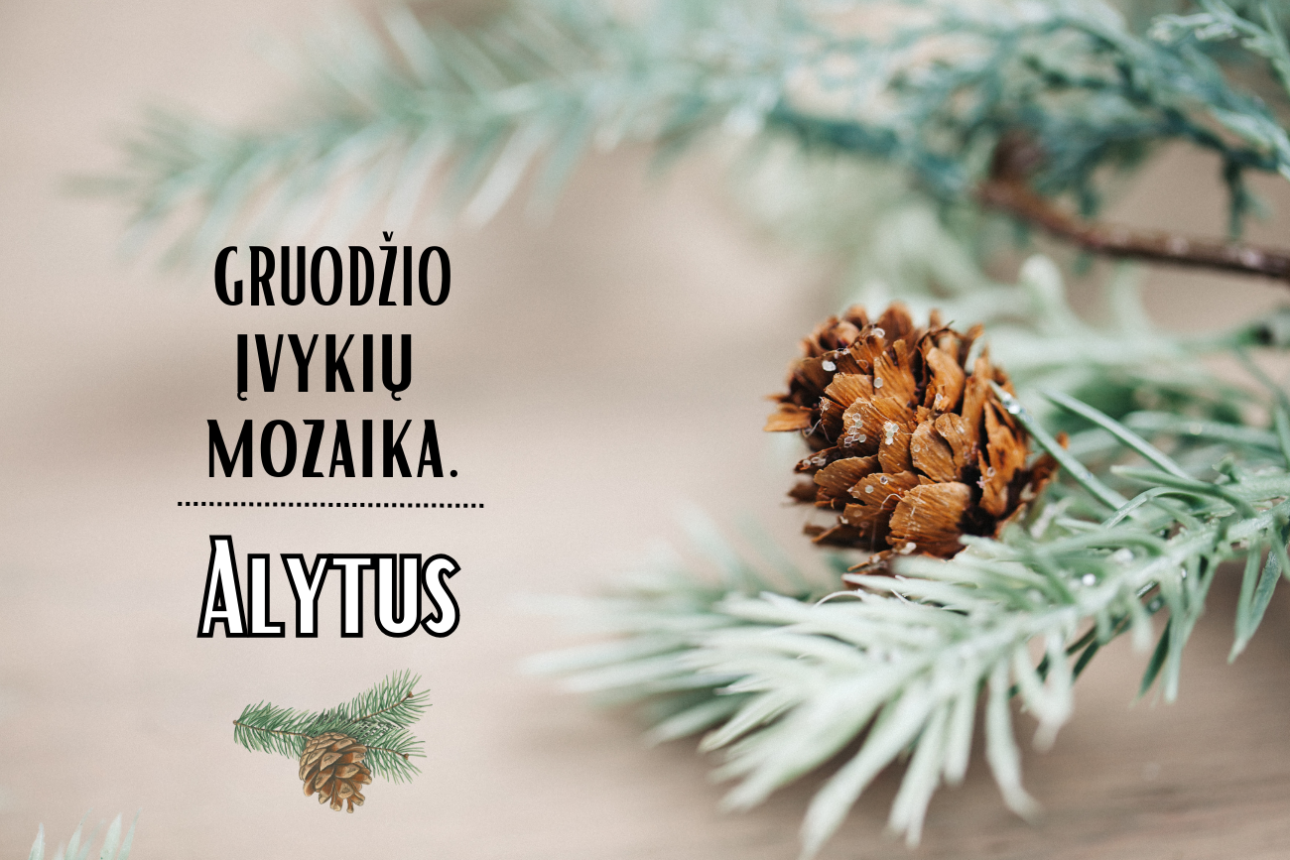 Gruodžio mozaika: įvykiai, datos, faktai